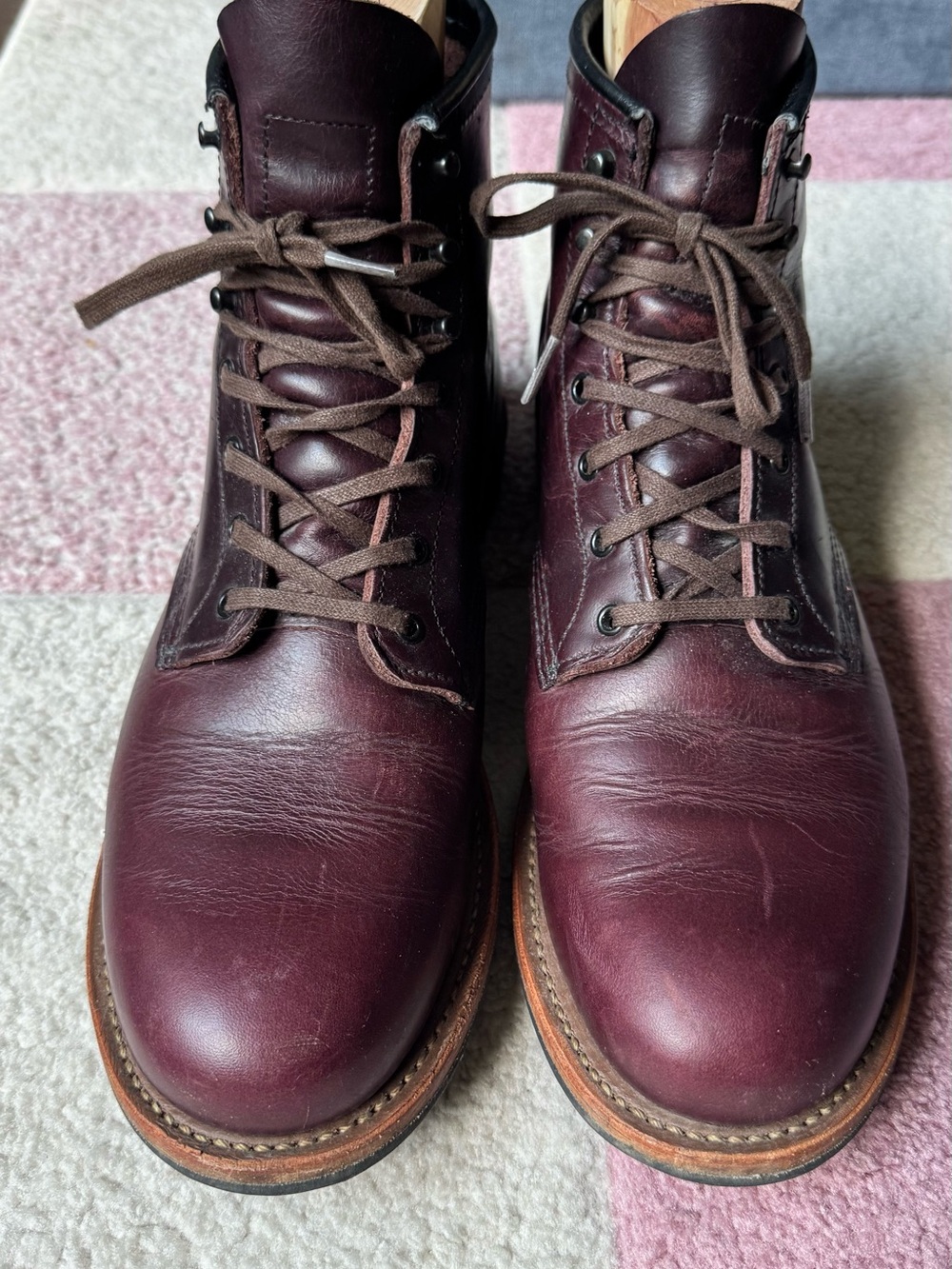 Men's Red Wing Heritage 6-inch boot in Black Cherry Excalibur Leather